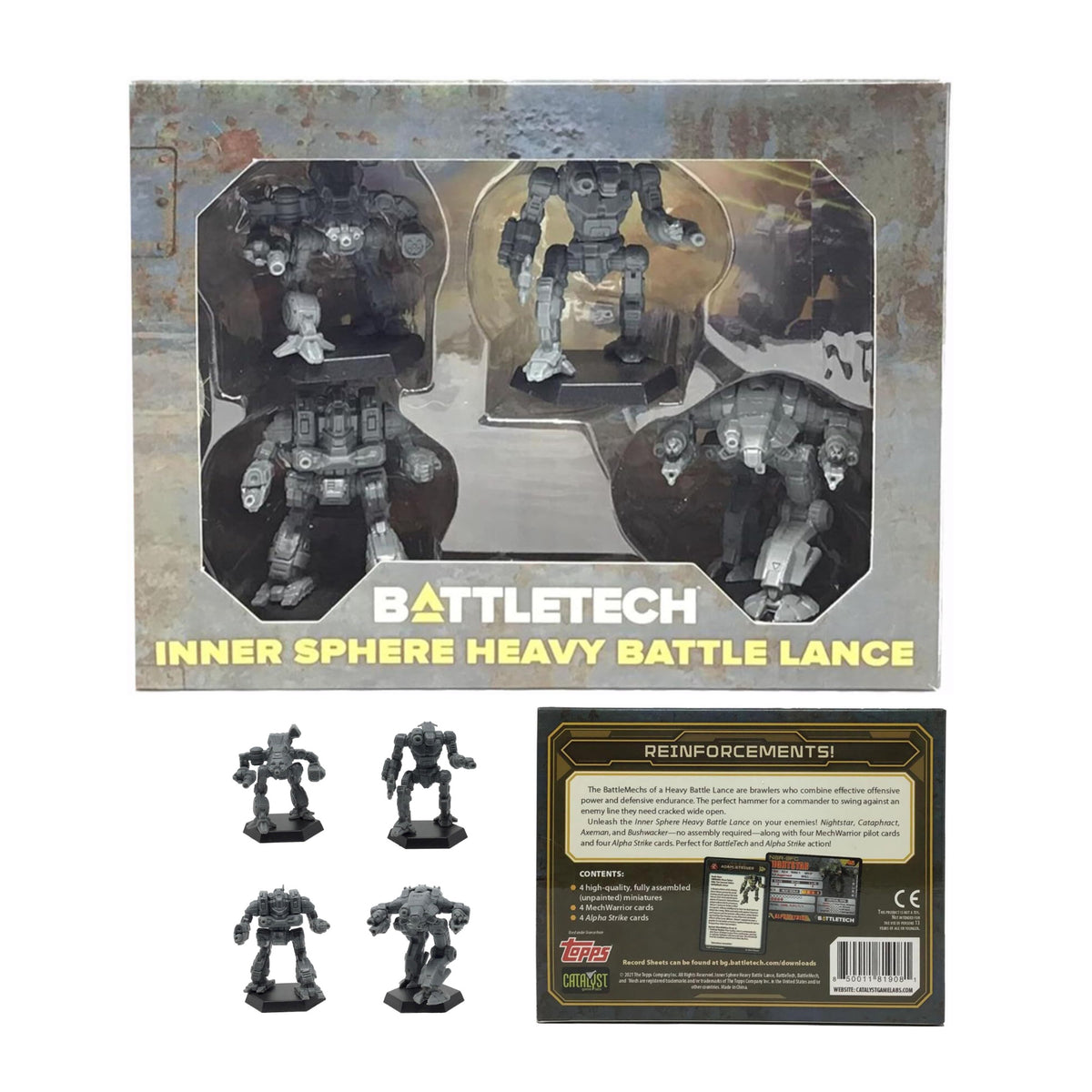 Catalyst Game Labs BattleTech A Game of Armored Combat 40th Anniversary Game with Craft Kit Bundle