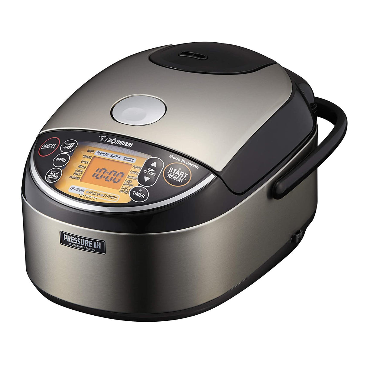 Zojirushi NP-NWC10XB Pressure Induction Heating Rice Cooker w/ Accessory Bundle