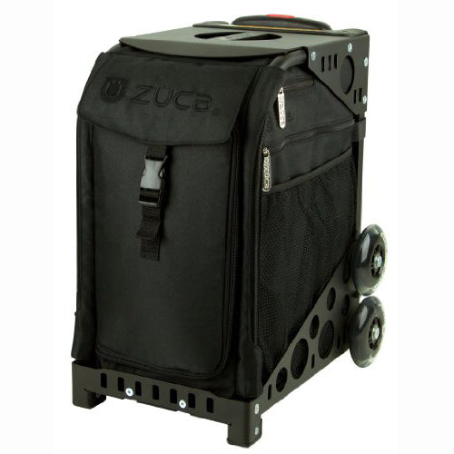 Zuca Stealth Insert Bag & Sport Frame (Black / Plain Wheels)
