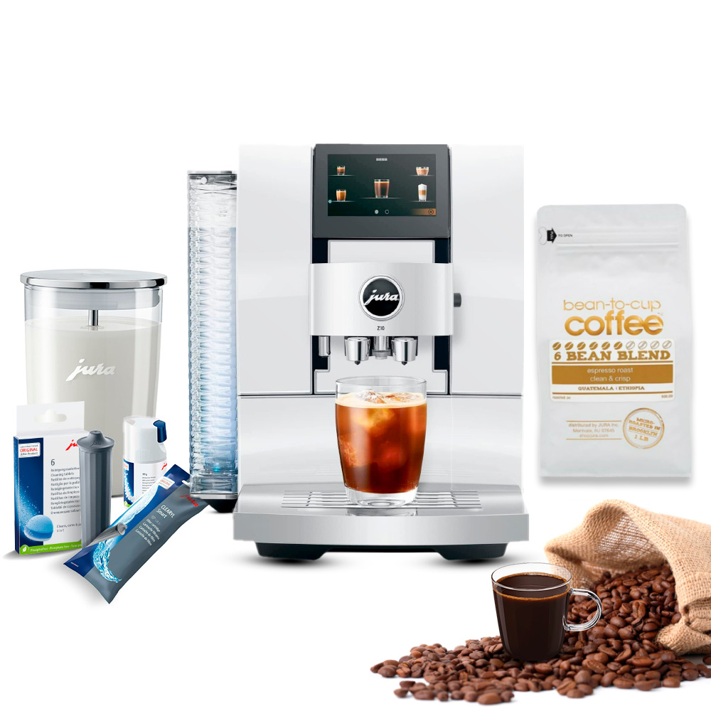 Jura Z10 Automatic Coffee Machine with Product Recognizing Grinder and One-Touch