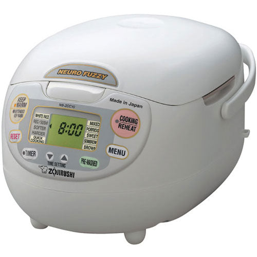 Zojirushi NS-ZCC10 Neuro Fuzzy Rice Cooker and Warmer (Premium White)