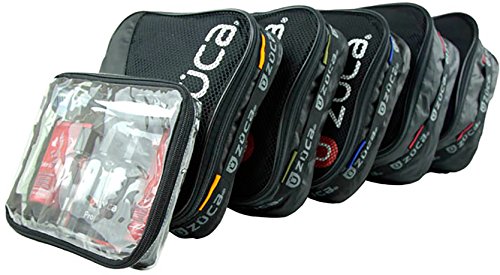 Zuca Obsidian Sport Insert Bag with Red Frame, and Packing Pouch Set