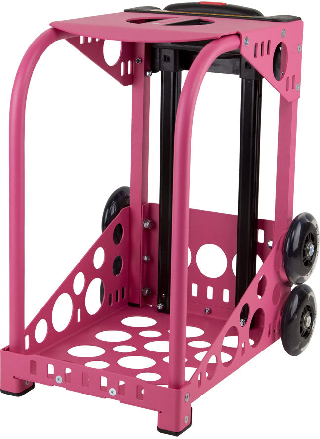 Zuca Island Life Sport Insert Bag & Frame (Pink) w/ Flashing Wheels