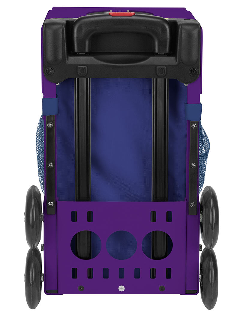 Zuca Island Life Sport Insert Bag & Frame (Purple) w/ Flashing Wheels