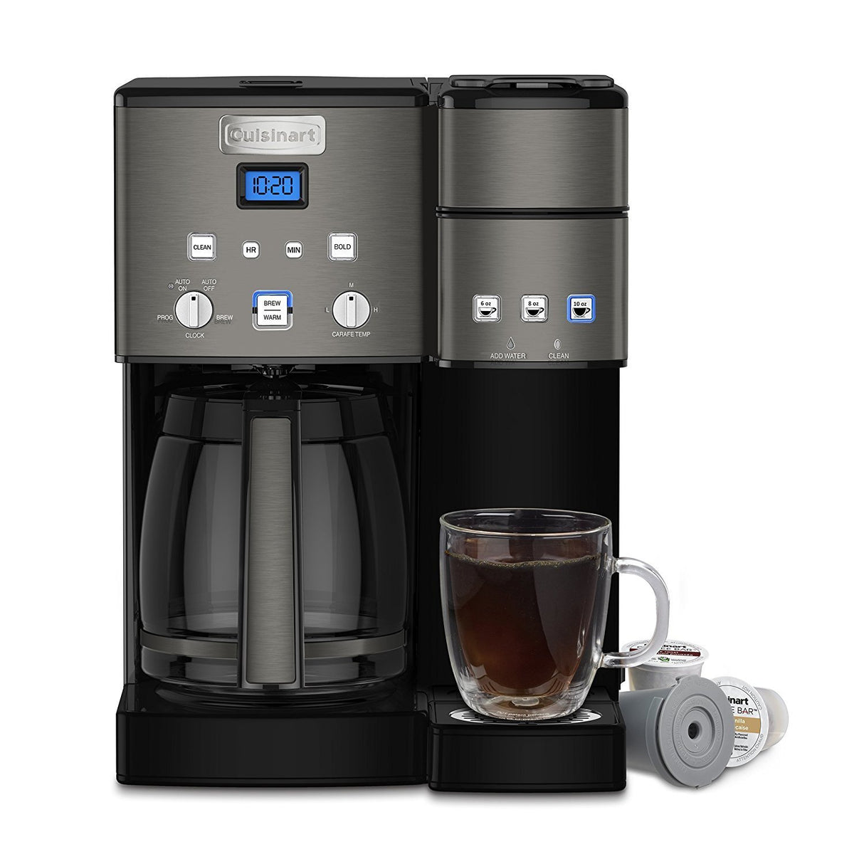 Cuisinart Coffee Center 12 Cup Coffeemaker and Single-Serve Brewer (Black)