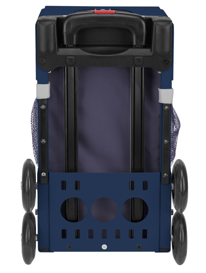 Zuca Let's Ride Sport Bag & Frame (Navy) w/ Flashing Wheels