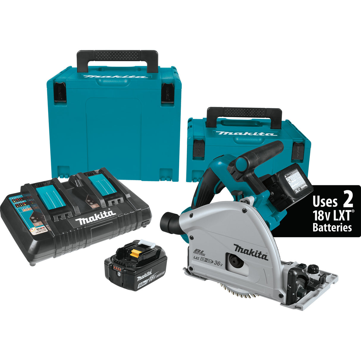 Makita XPS01PTJ Cordless 6-1/2 Inch Plunge Circular Saw
