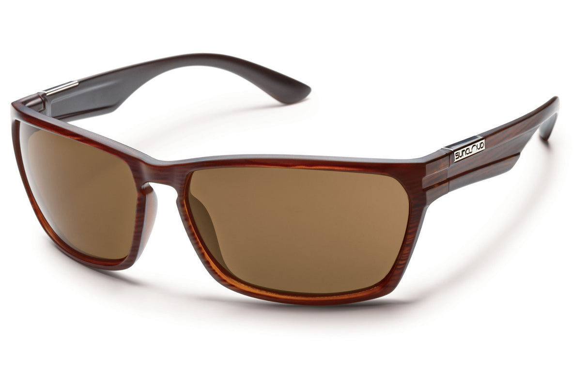 Suncloud Cutout Injection Sunglasses 62mm Burnished Brown Frame