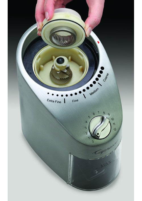 Capresso 575.05 Infinity Plus Conical Burr Grinder (Stainless Steel)