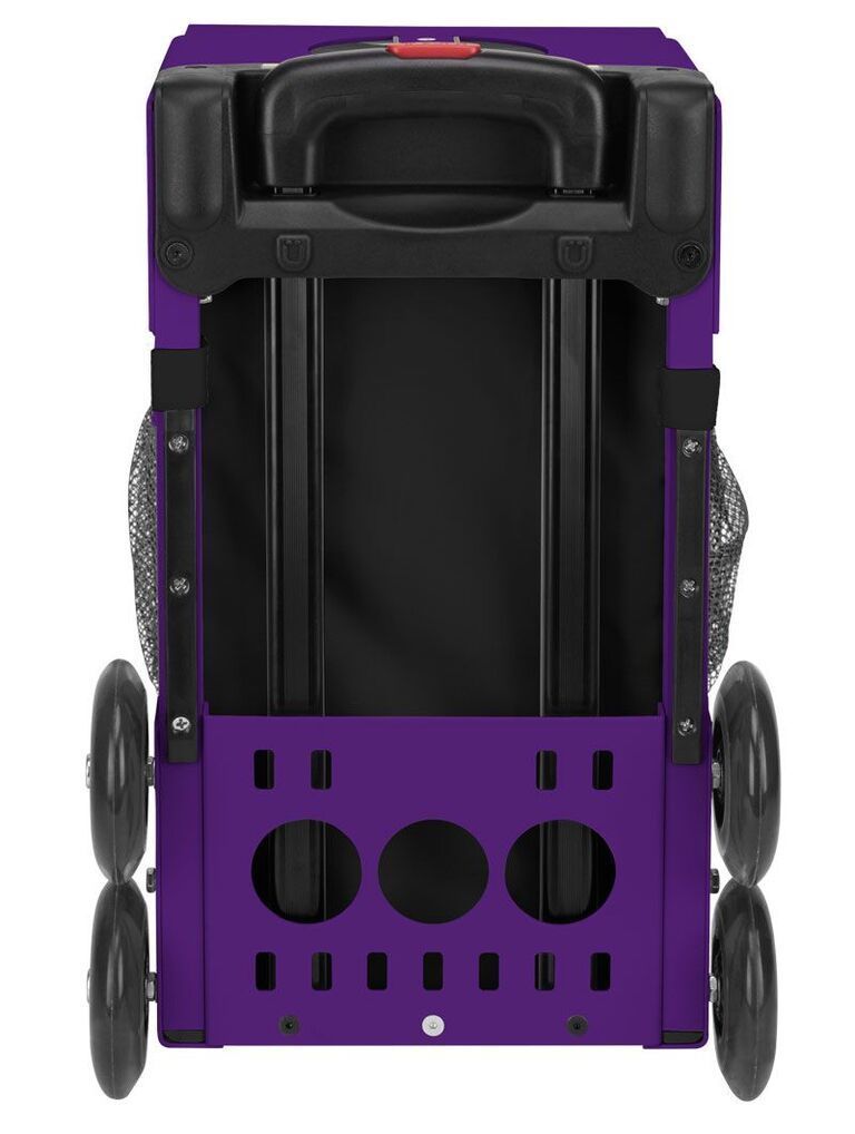 Zuca Sk8ter Block Sport Bag and Purple Frame with Flashing Wheels