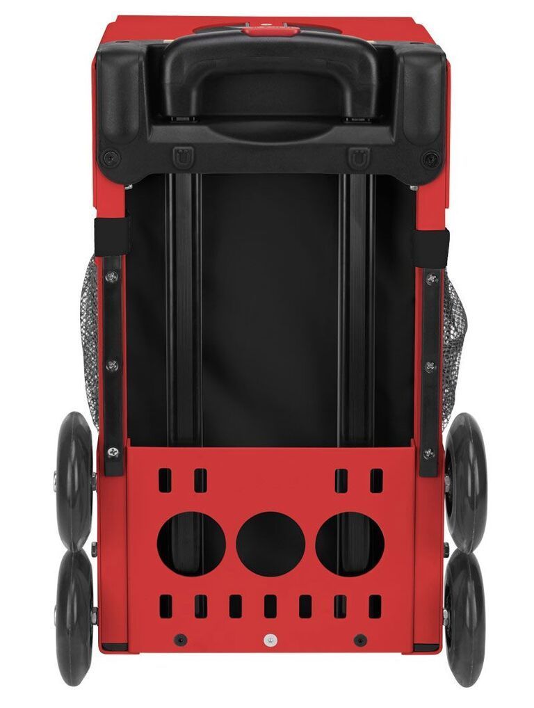 Zuca Sk8ter Block Sport Bag and Red Frame with Flashing Wheels