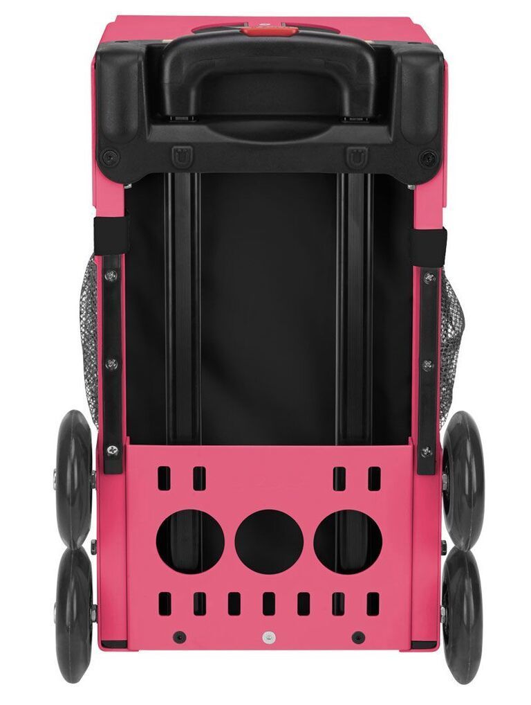 Zuca Sk8ter Block Sport Bag and Pink Frame with Flashing Wheels