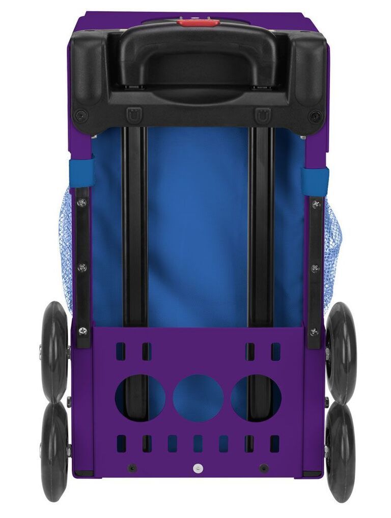 Zuca Aurora Sport Insert Bag and Purple Frame with Flashing Wheels