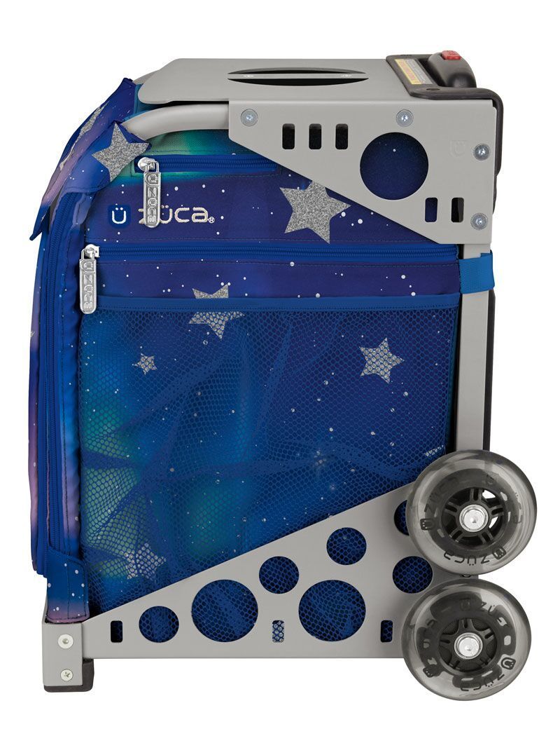 Zuca Aurora Sport Insert Bag and Gray Frame with Flashing Wheels