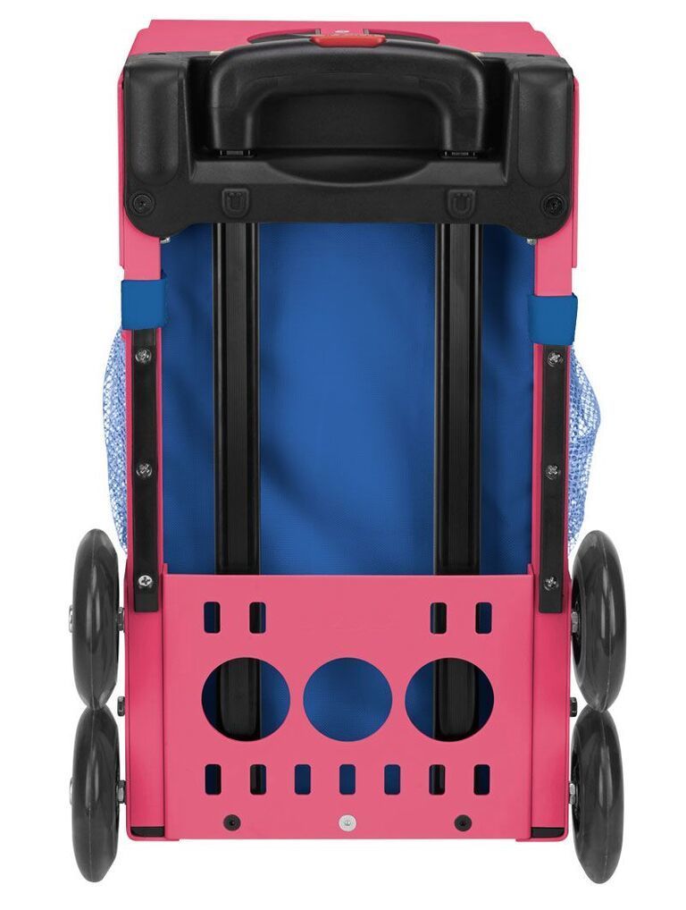 Zuca Aurora Sport Insert Bag and Pink Frame with Flashing Wheels