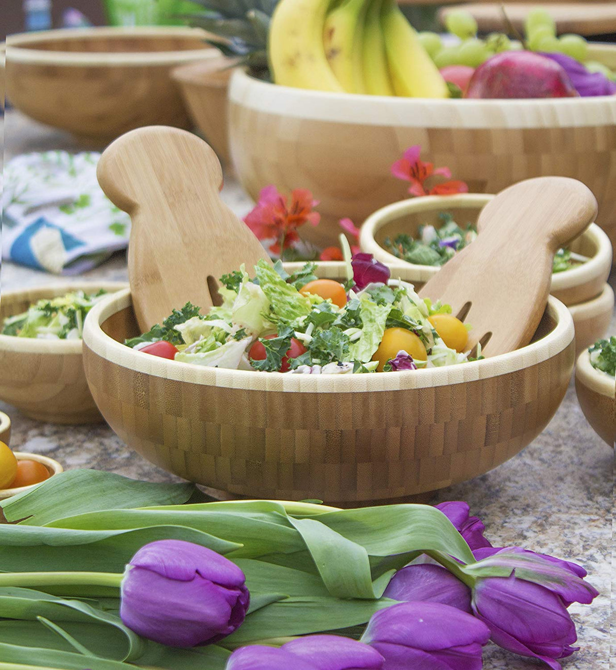 Totally Bamboo 12-Inch Classic Serving Bowl