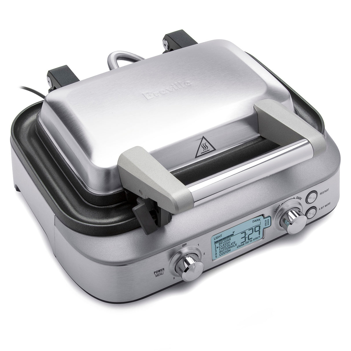 Breville The Smart 2 Slice Waffle Maker (Silver)