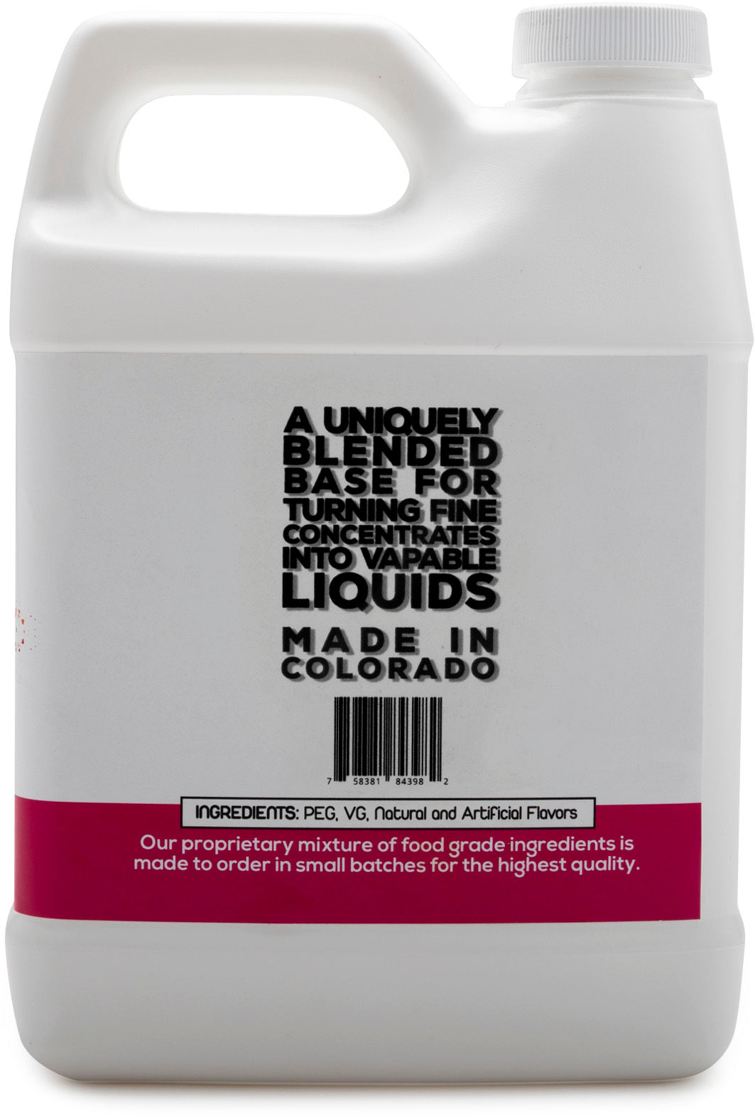 Shatter Batter VG and PEG Blend Shatter Liquidizer (Ruby Rose Flavor, 1 Quart)