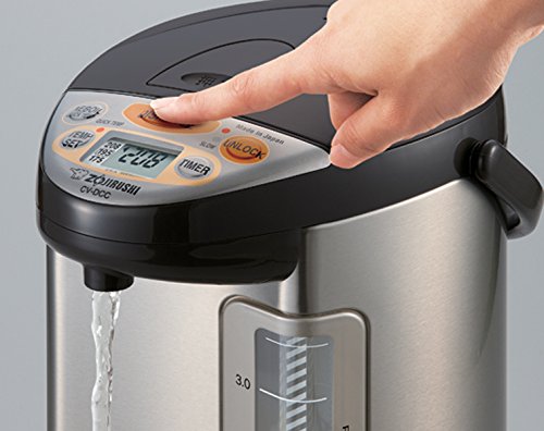 Zojirushi CD-CC40 VE Hybrid Water Boiler and Warmer (135 oz, Dark Brown)