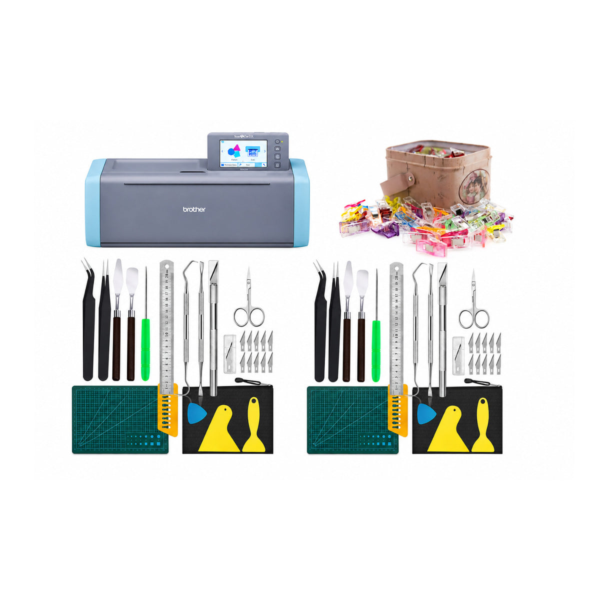 Brother SDX125E ScanNCut DX Electronic Cutting Machine Bundle with Accessories - 1