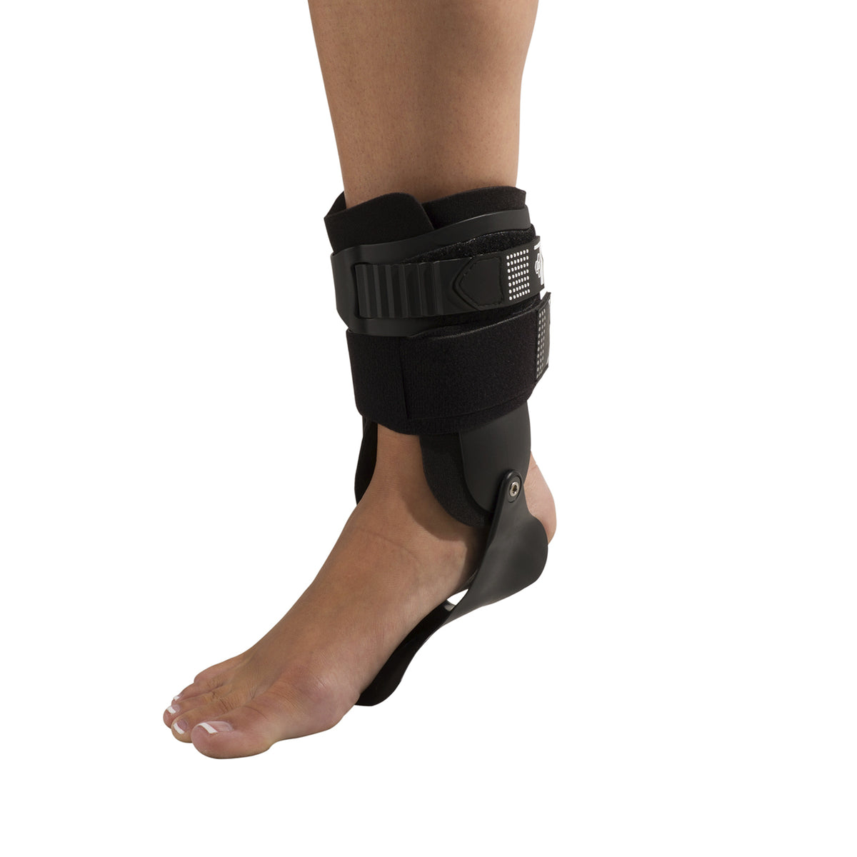 DonJoy Performance Bionic Stirrup Ankle Brace, Maximum Support for Sprains (Black/Medium/Right)