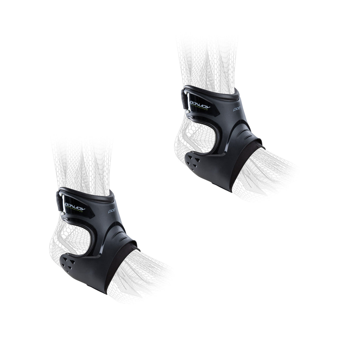 DonJoy Performance POD Ankle Brace Pair (Right & Left in Black, Medium) Bundle
