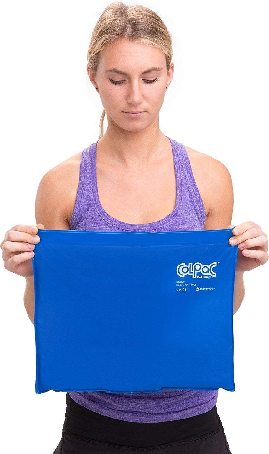 Chattanooga ColPac Reusable Blue Vinyl Gel Ice Pack (11 x 14 in., 2-Pack)