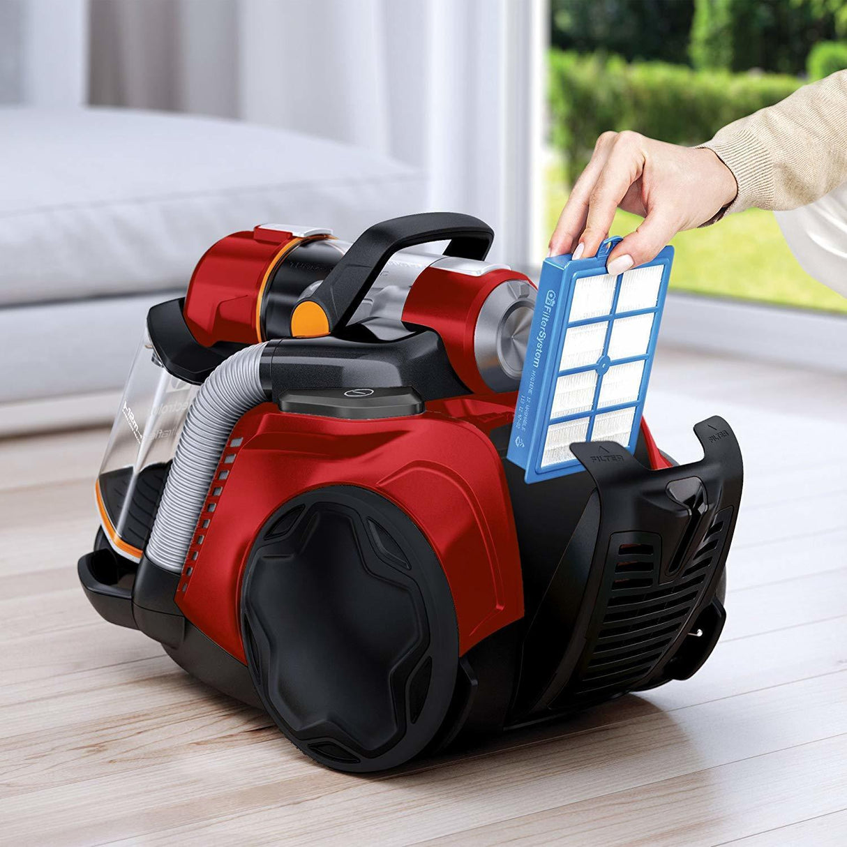 Electrolux EL4335B Ultra Flex Canister Vacuum Cleaner (Watermelon Red)