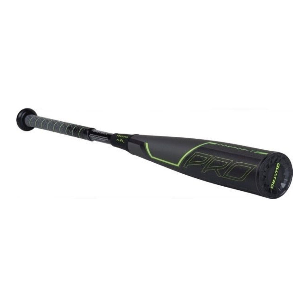 Rawlings Quatro Pro Youth USA Baseball Bat (30 in/20 oz) with Longitudinal Flex
