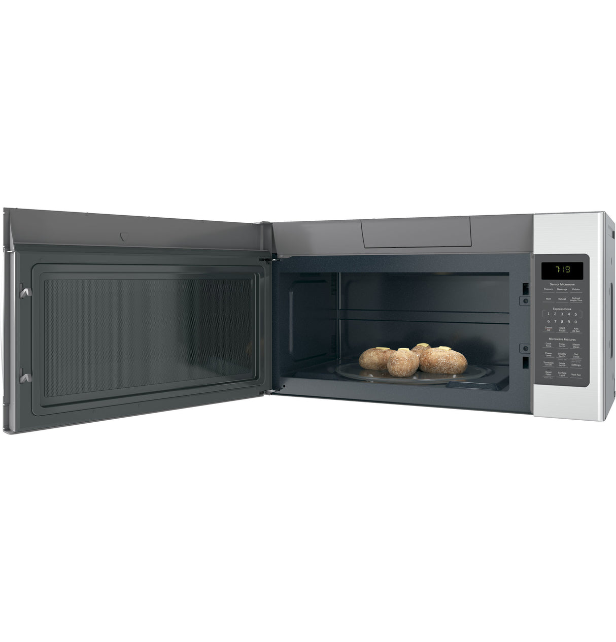 GE 1.9 Cu. Ft. Over-the-Range Sensor Microwave Oven (Stainless Steel)