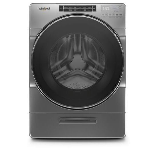 Whirlpool 5.0 cu. ft. Front Load Washer w/ Load & Go Dispenser (Chrome Shadow)