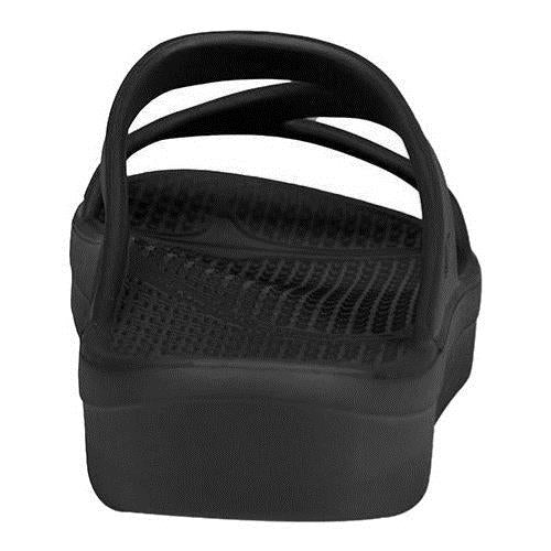 Telic Women's Z-Strap Jelly Sandal (Midnight Black size 11)