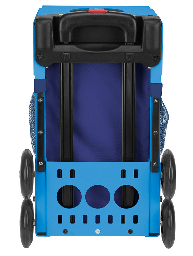 Zuca Island Life Sport Insert Bag & Frame (Blue) w/ Flashing Wheels