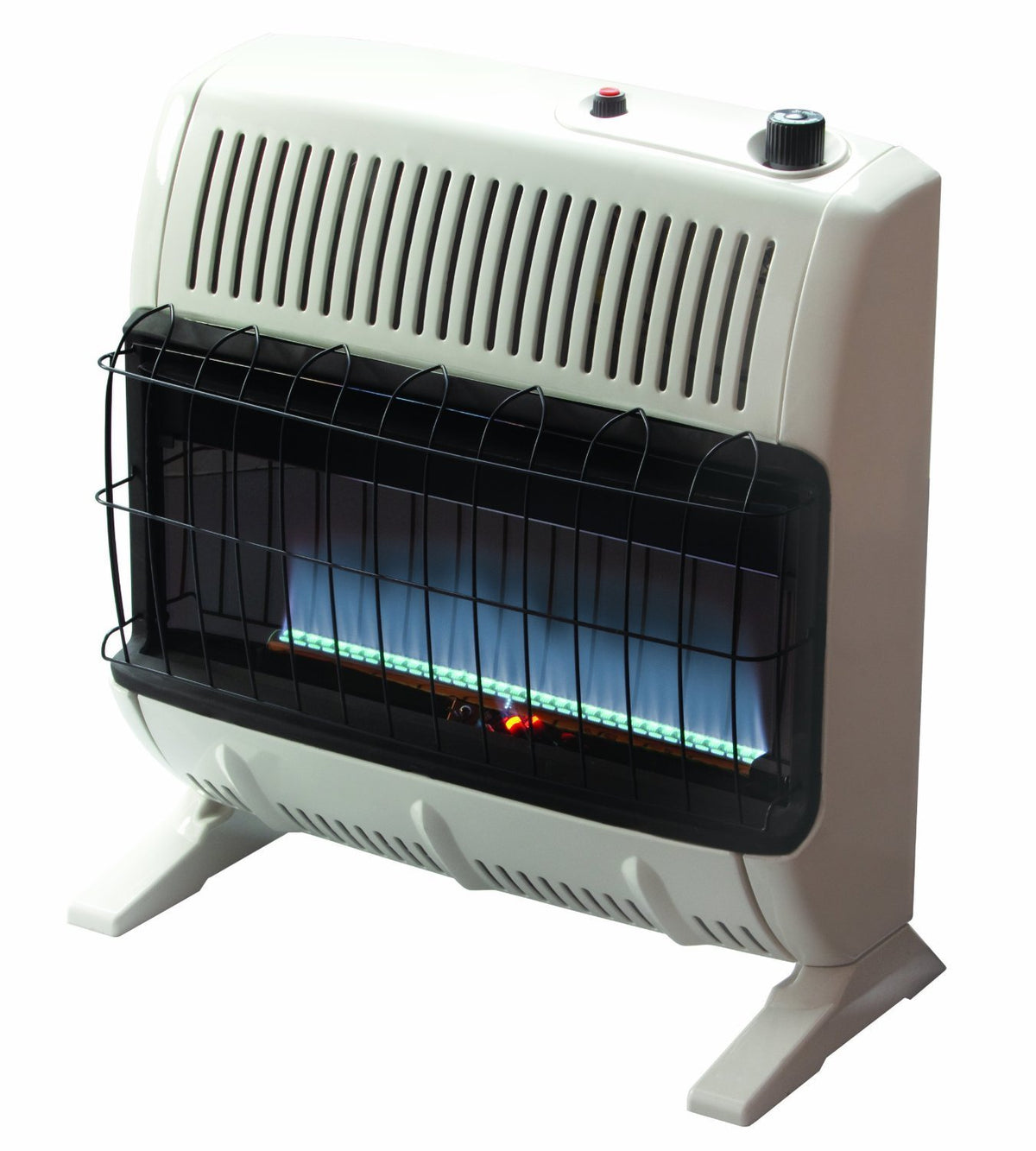 Mr. Heater 30K BTU Natural Gas Blue Flame Vent Free Heater with Vent Free Blower
