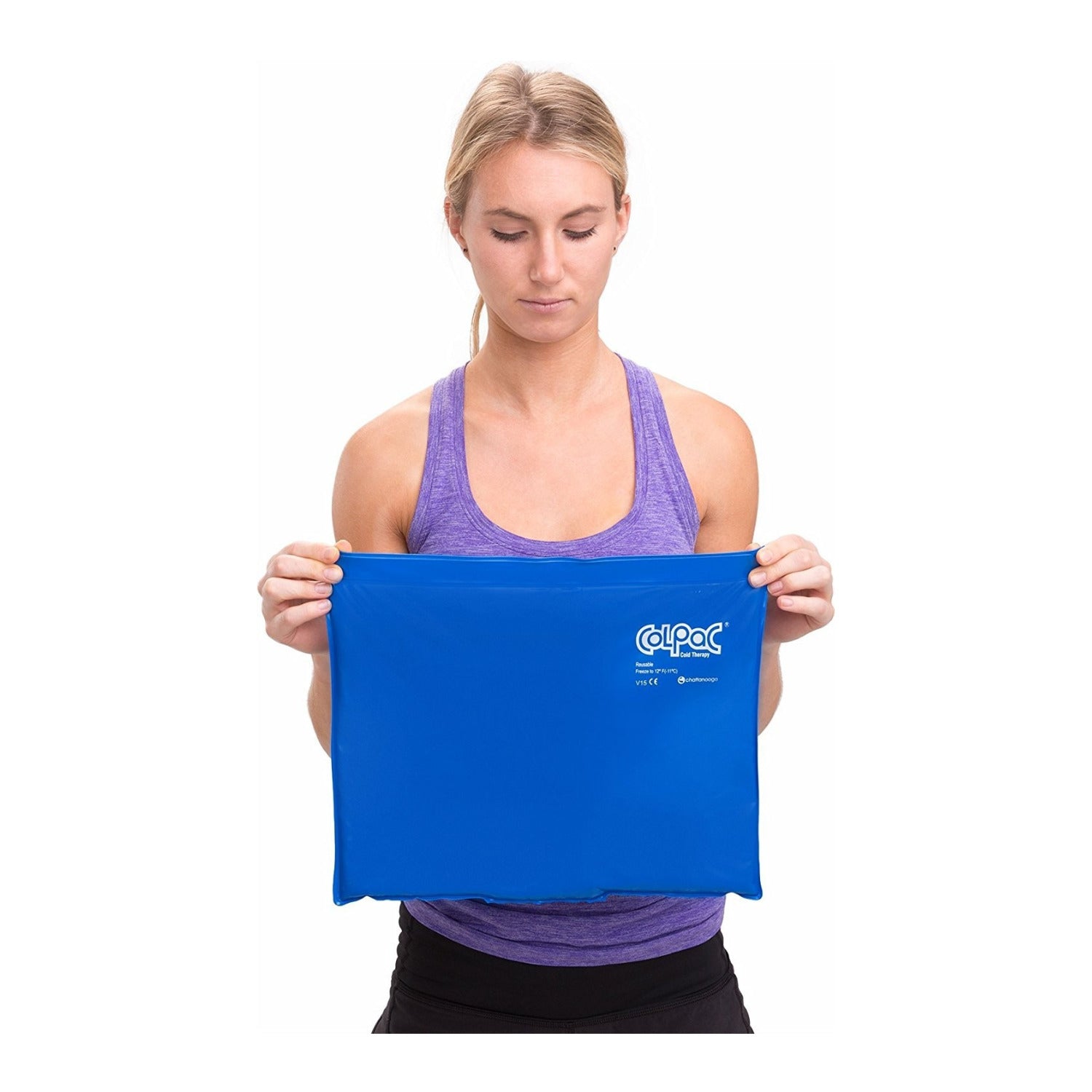 Chattanooga ColPac Reusable Blue Vinyl Gel Ice Pack (11 x 14-inch, 4-Pack)