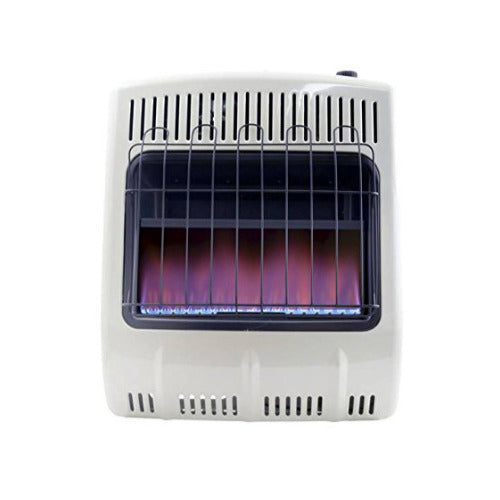Mr. Heater 20K BTU Natural Gas Blue Flame Heater with Built In Vent Free Blower