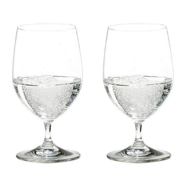 Riedel Vinum Water Glass (Set of 4) with Large Microfiber Polishing Cloth