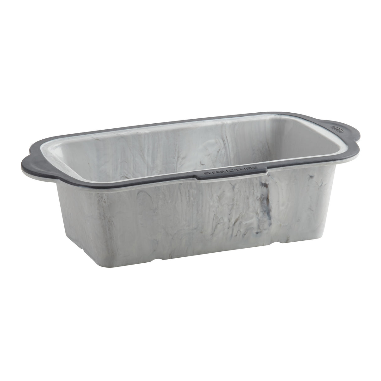 Trudeau Structure Silicone PRO 8.5 x 4.5-Inch Loaf Pan (Marble Effect)