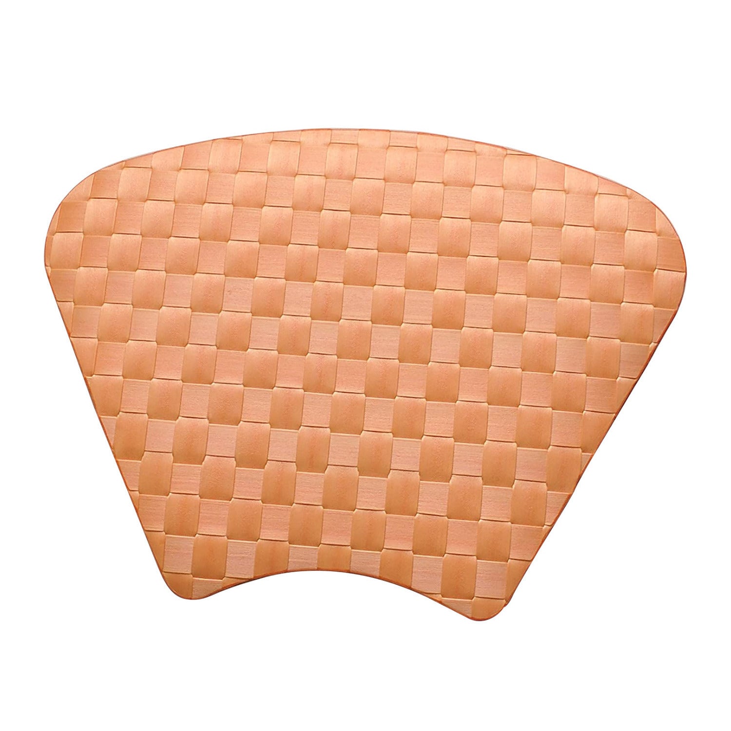 Saleen Half Round Placemat (Orange, Set of 4)