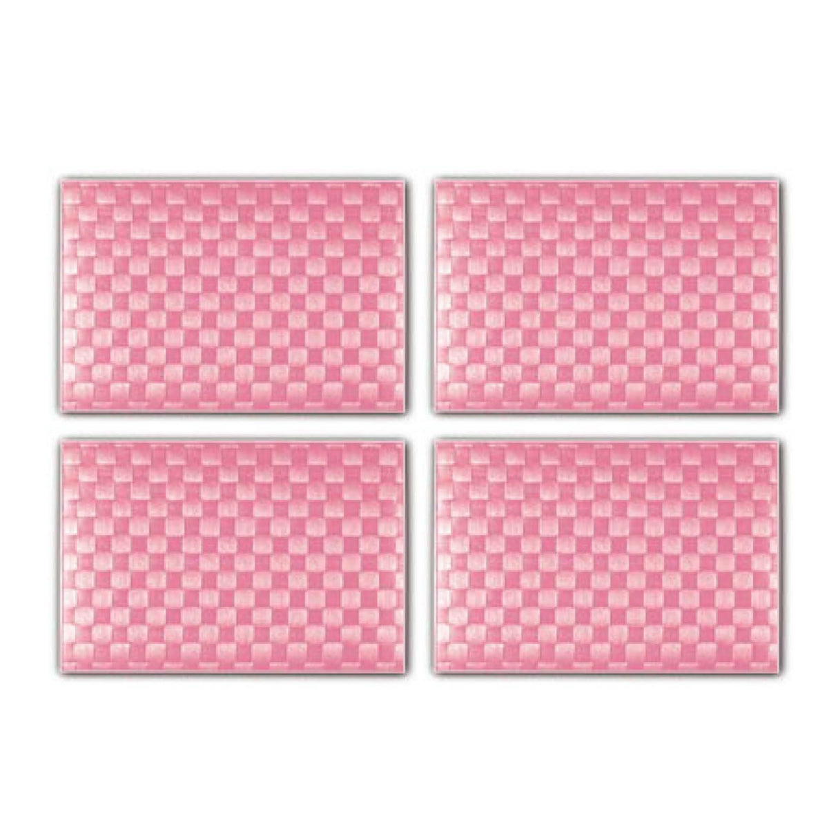Saleen Rectangular Placemat (Candy Red, Set of 4)