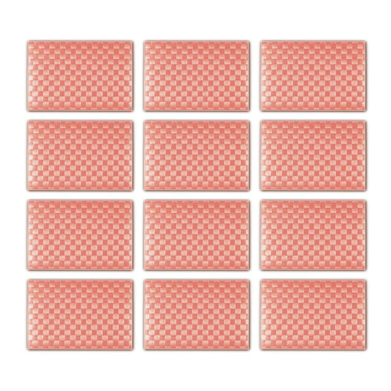 Saleen Rectangular Placemat (Retro Rose, Set of 12)