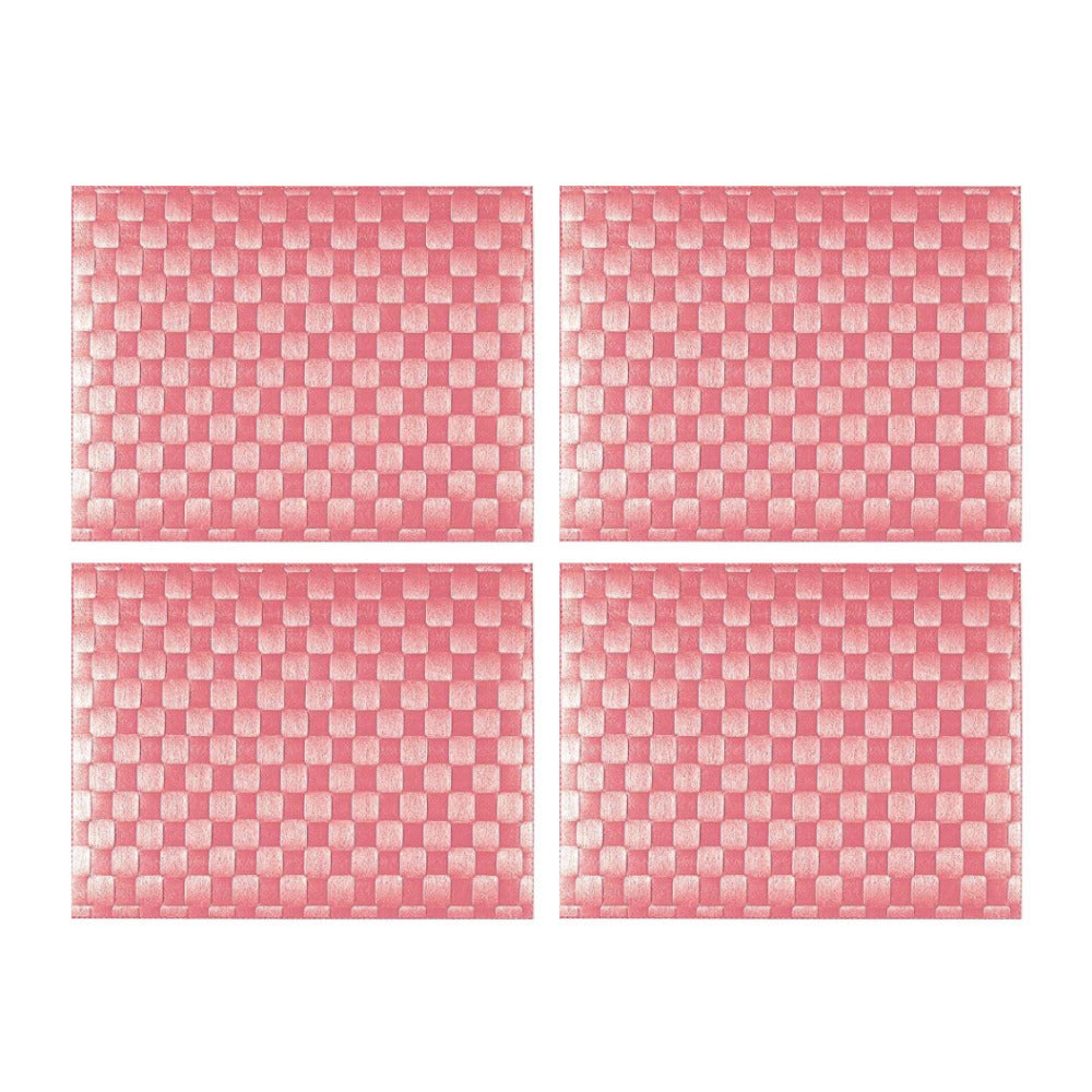 Saleen Rectangular Placemat (Old Rose, Set of 4)