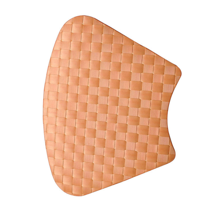 Saleen Half Round Placemat (Orange, Set of 4)