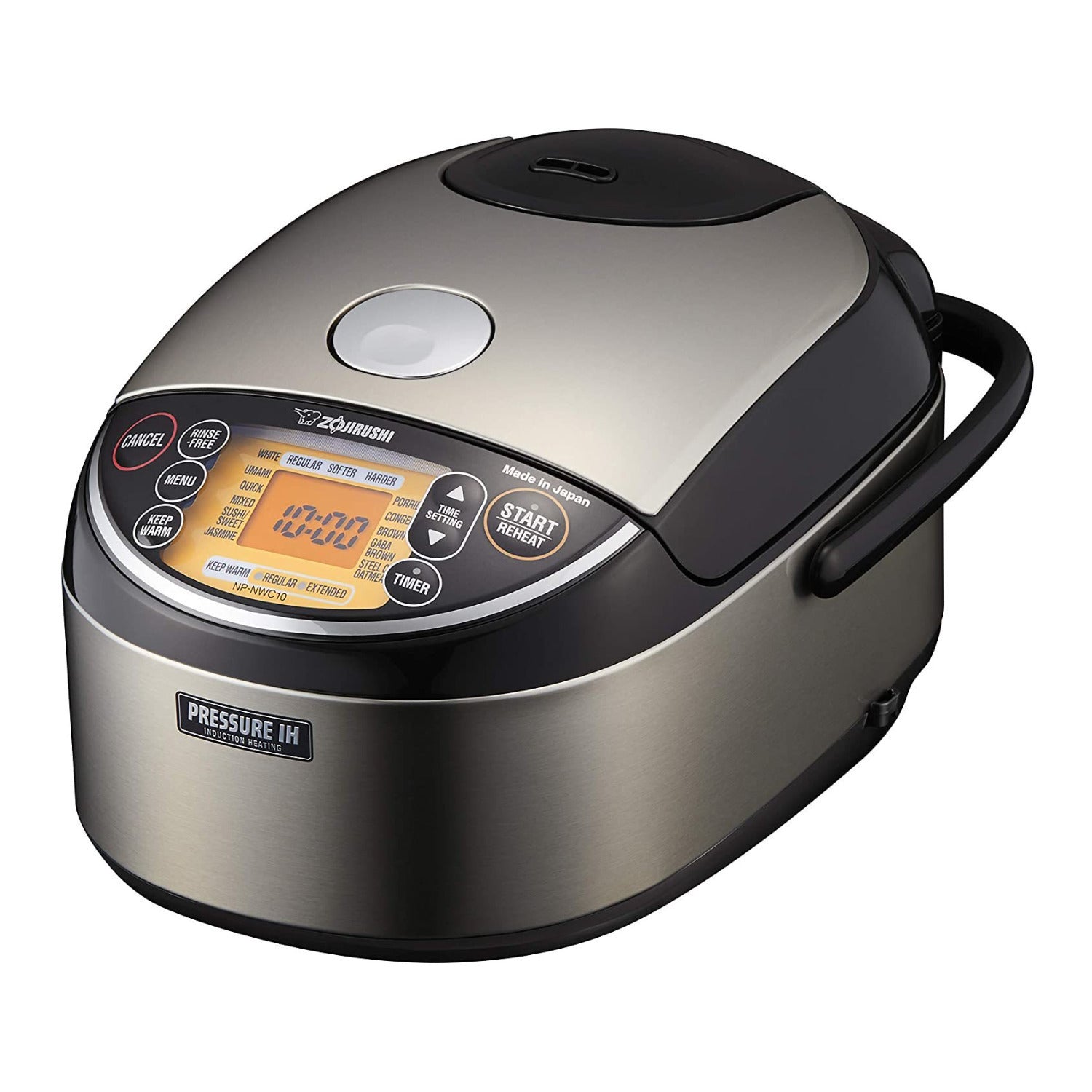 Zojirushi NP-NWC10XB Pressure Induction Heating Rice Cooker w/ Accessory Bundle