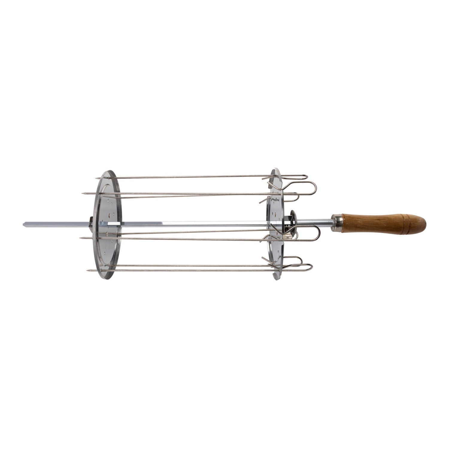 ChefWave Sosaku Indoor Grill Kebab Set (Includes 7 skewers and 2 round plates)