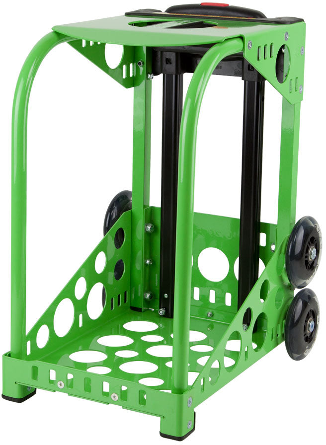 Zuca Blaze Sport Bag and Green Frame with Flashing Wheels