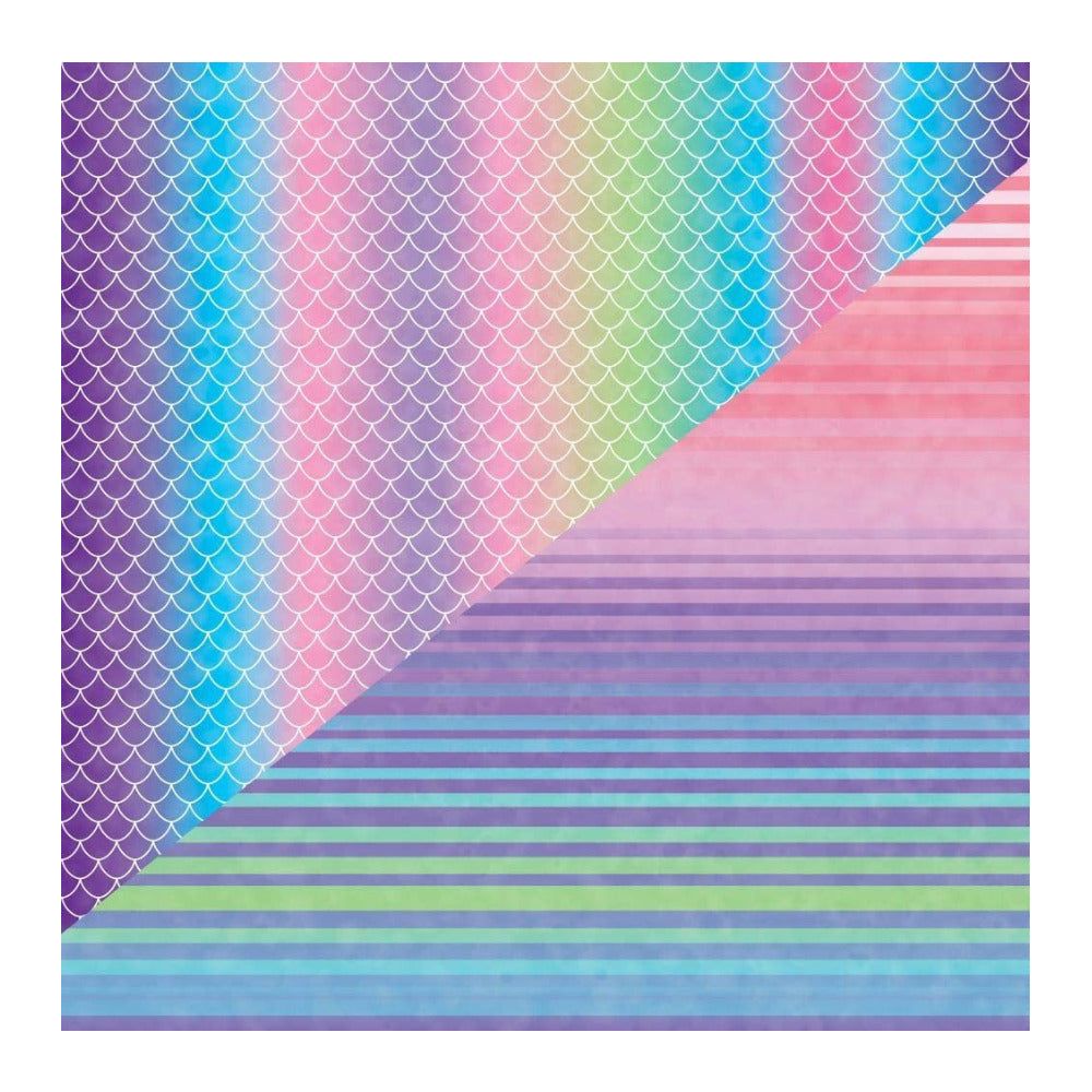 Cricut Joy Infusible Ink Transfer Sheets - 2 Sheets 4.5 x 12In - Mermaid Rainbow