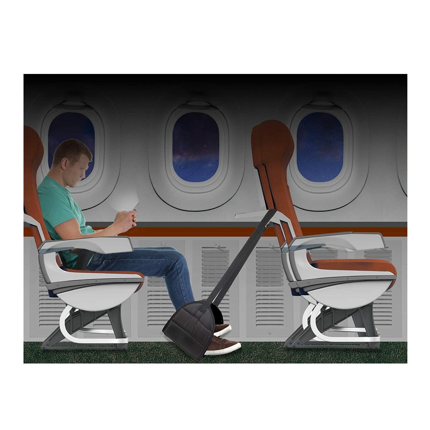 Mind Reader His and Her Rest, Ergonomic Pressure-Relief Foot Hammock (2-Pack)