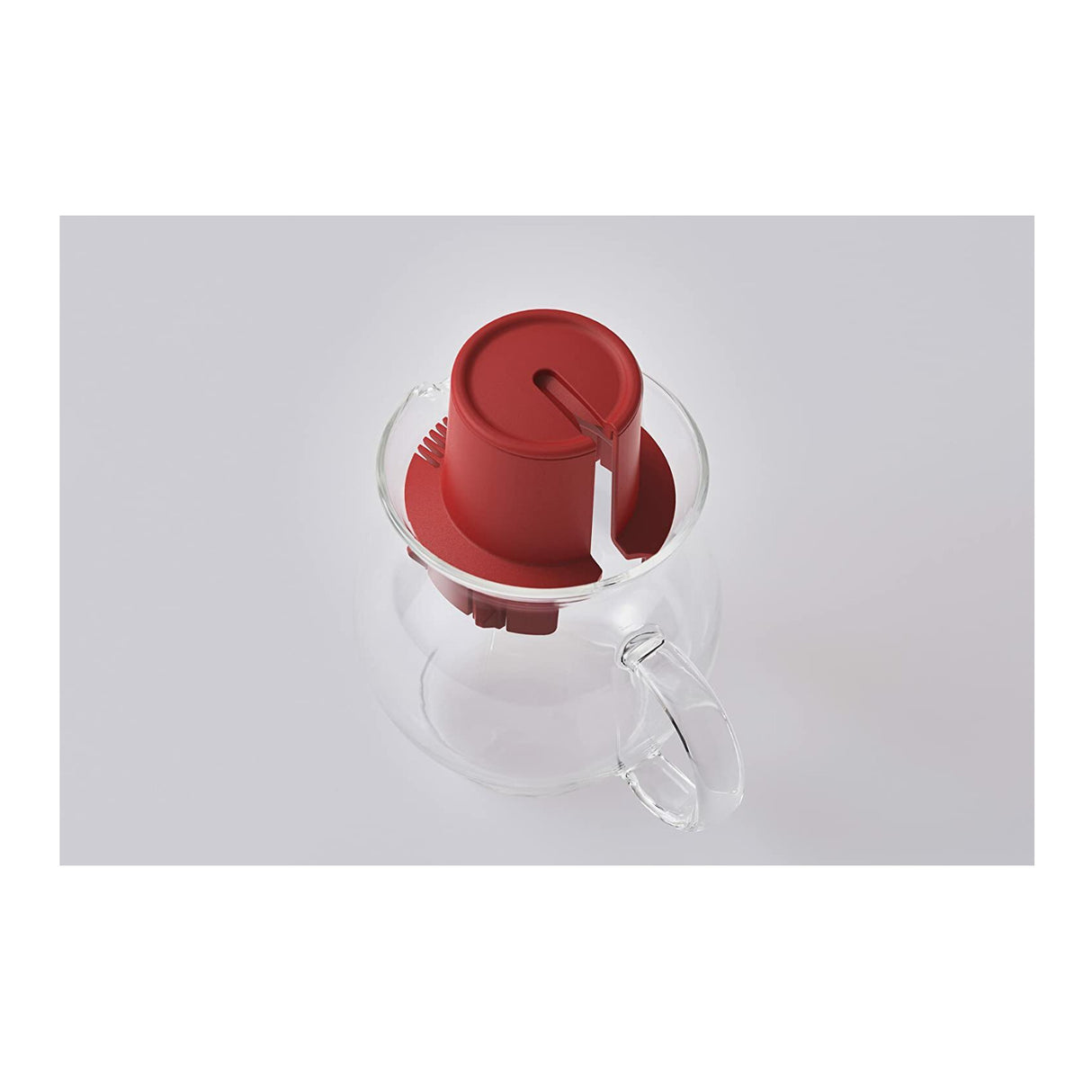 Hario 300ml Teabag Teapot for Decaf and Regular Coffee (Red, White, 2-Pack)