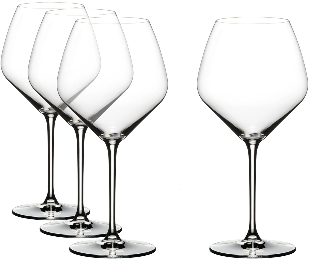 Riedel Extreme Pinot Noir Glasses Value Gift Pack (Buy 3 Get 4) Bundle